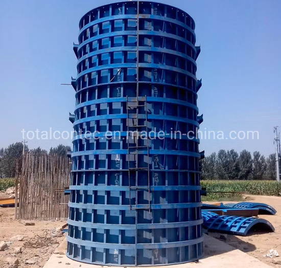 Cofragem de telhado de parede de aço de alumínio ajustável Coluna de concreto para construção